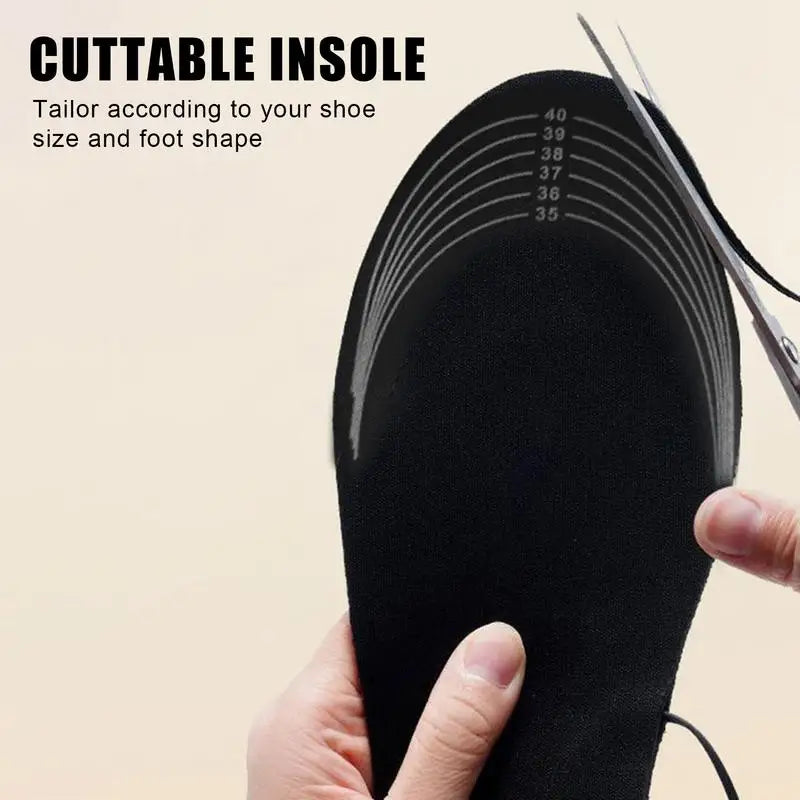 USB Heated Shoe Insoles Feet Warm Sock Pad Mat