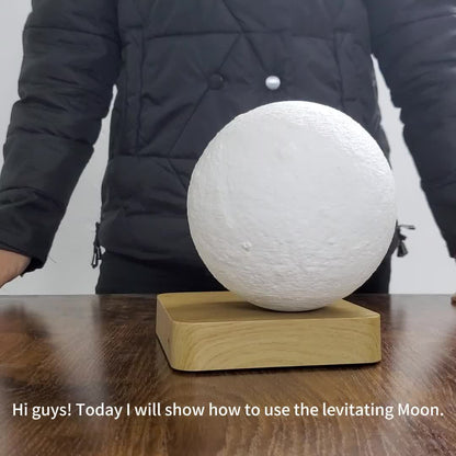 Levitating Moon Light Lamps - 3 Colors Modes