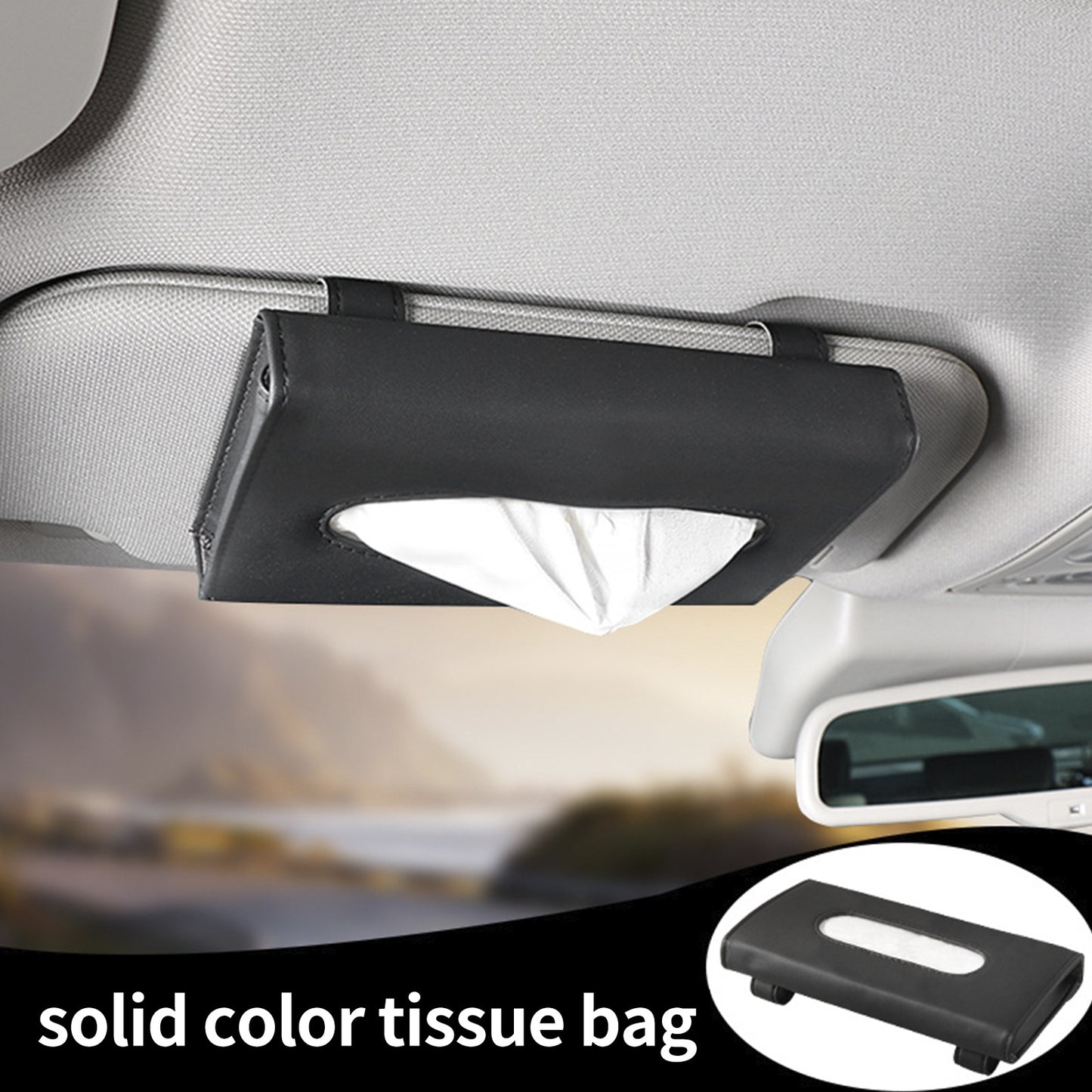 Automobile Sunshade Paper Towel Box Car
