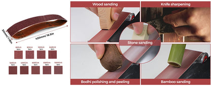 300W Bench Saw & Belt Sander 33mm Cutting Depth DIY Woodworking Tools for Precision Cutting Sanding Benchtop Power Tool