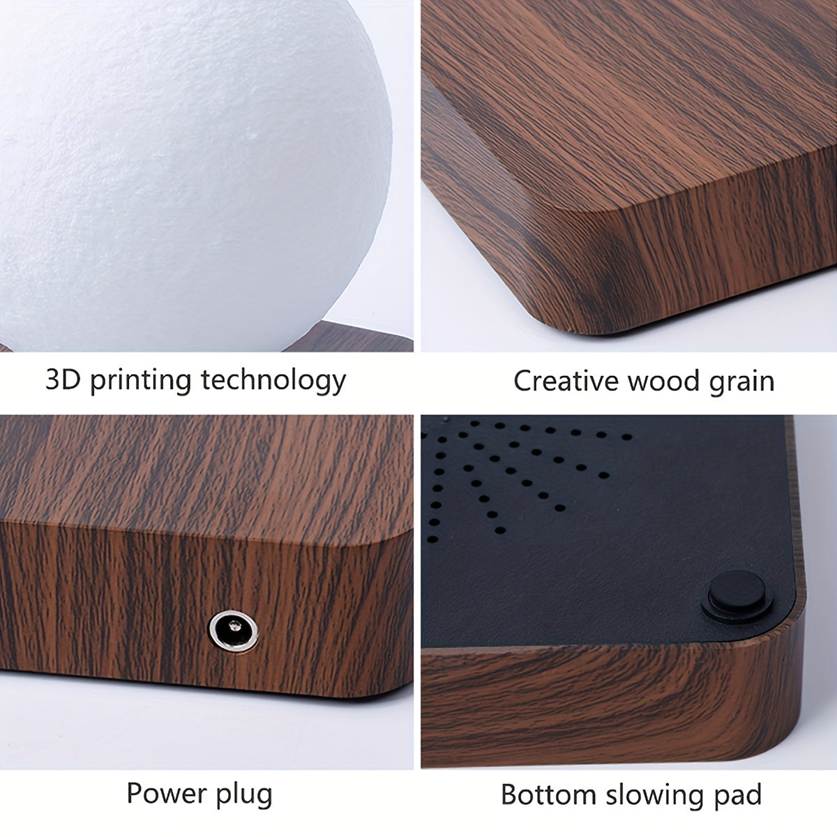 Levitating Moon Light Lamps - 3 Colors Modes