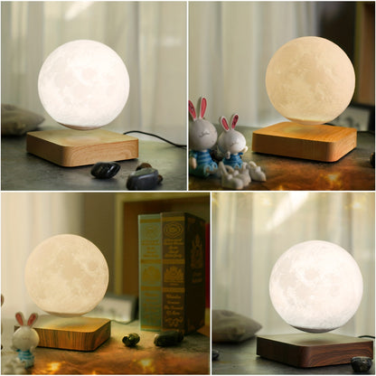 Levitating Moon Light Lamps - 3 Colors Modes